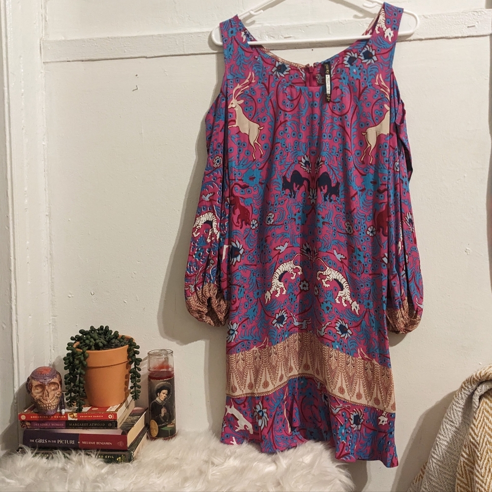 Plenty Tracy Reese Lavender Forest Scene Dress
